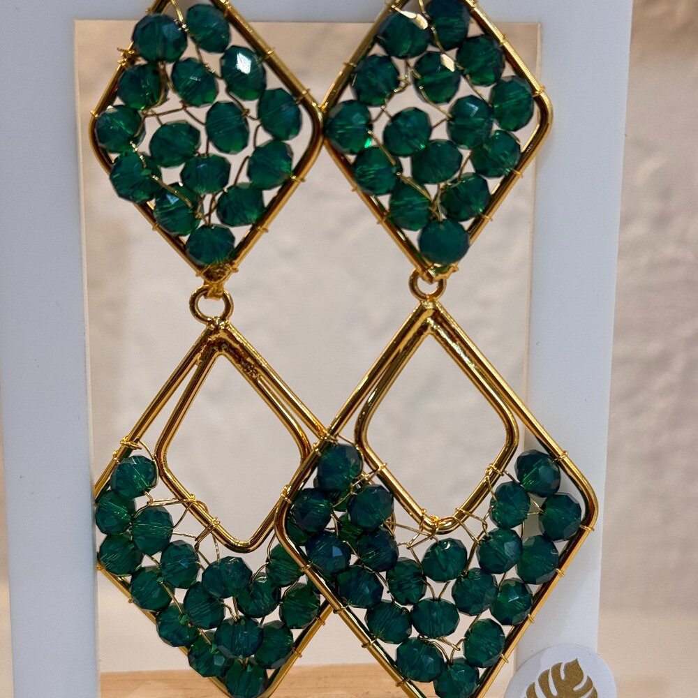 Earrings in Stainless still plated